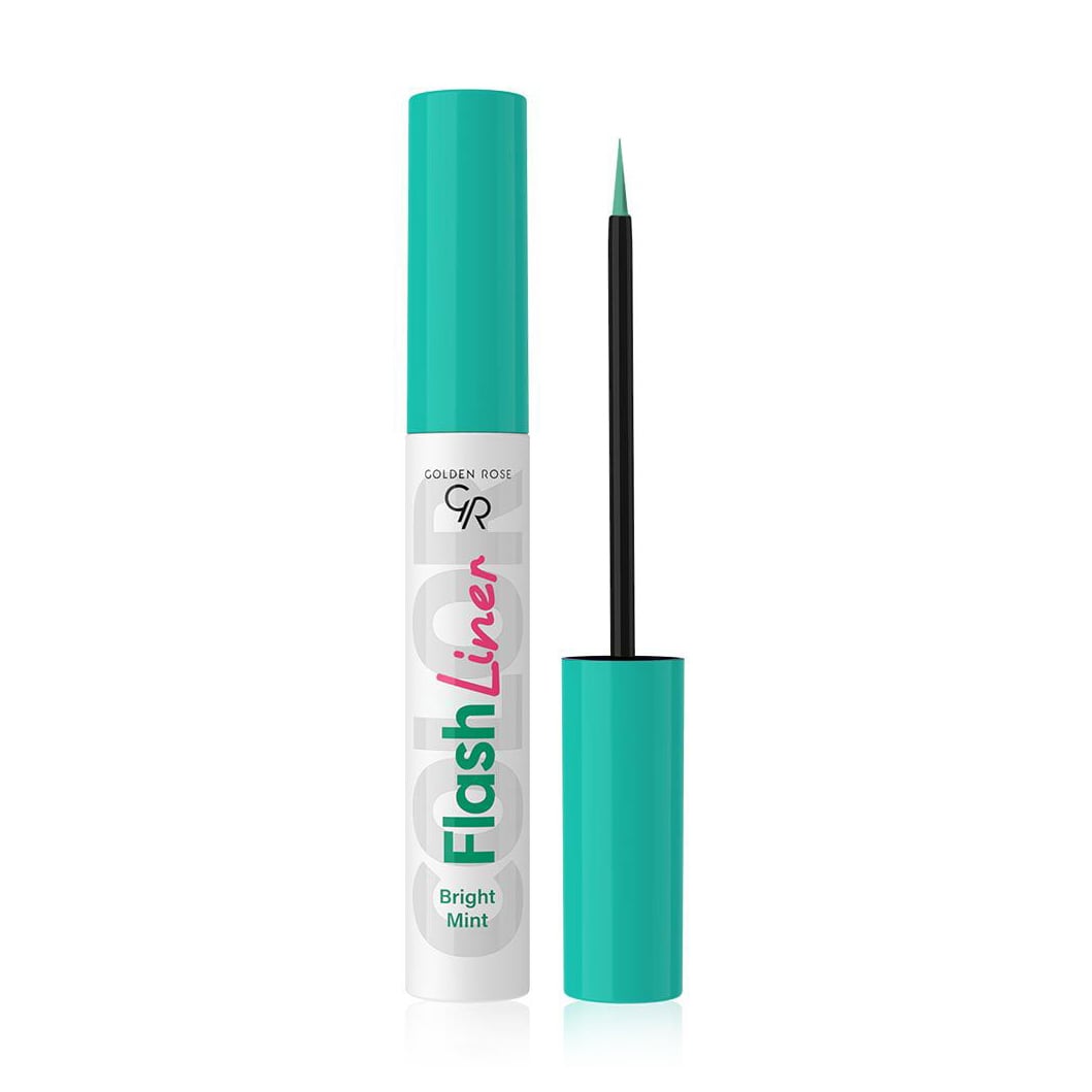 Рідка підводка для очей Golden Rose Flash Liner Colored Eyeliner 101 Bright Mint, 3.5 мл