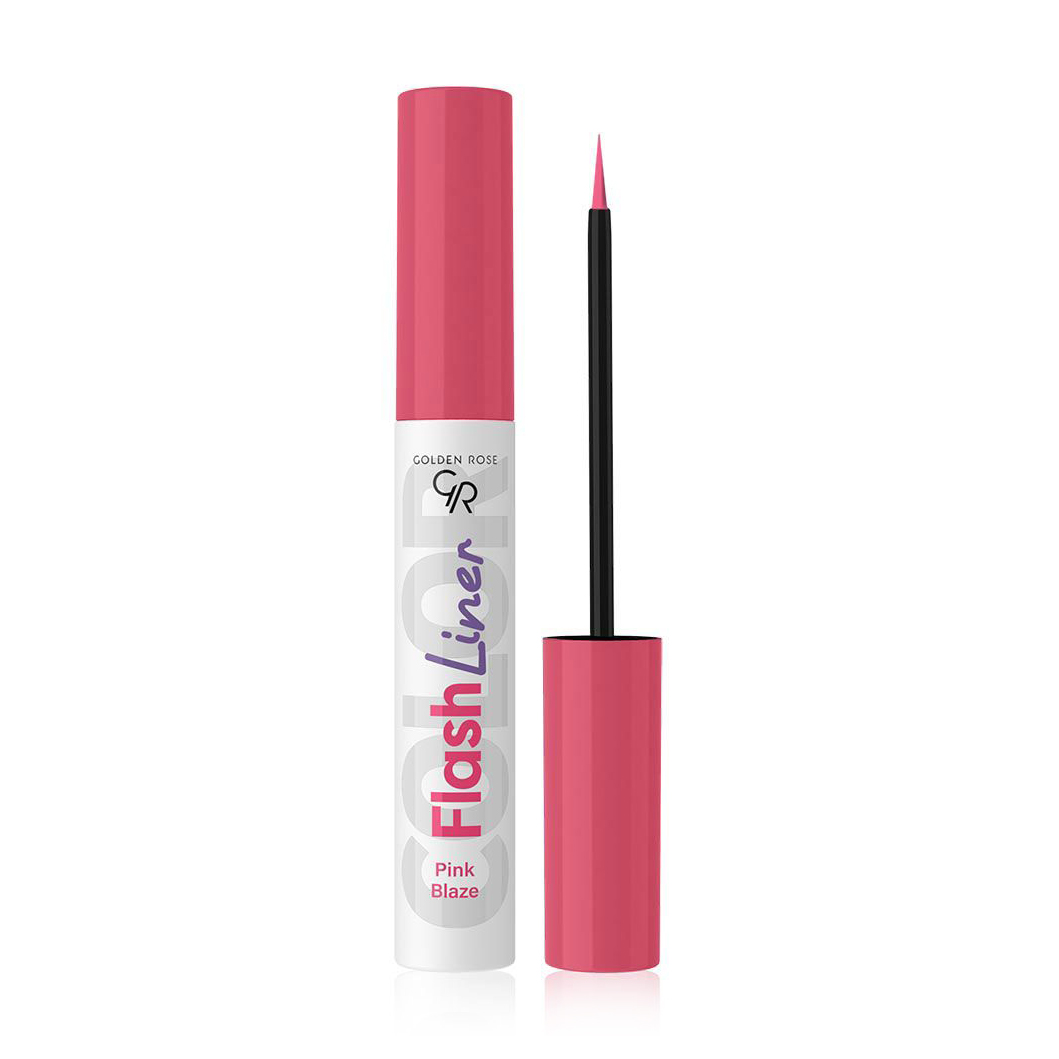Рідка підводка для очей Golden Rose Flash Liner Colored Eyeliner 105 Pink Blaze, 3.5 мл